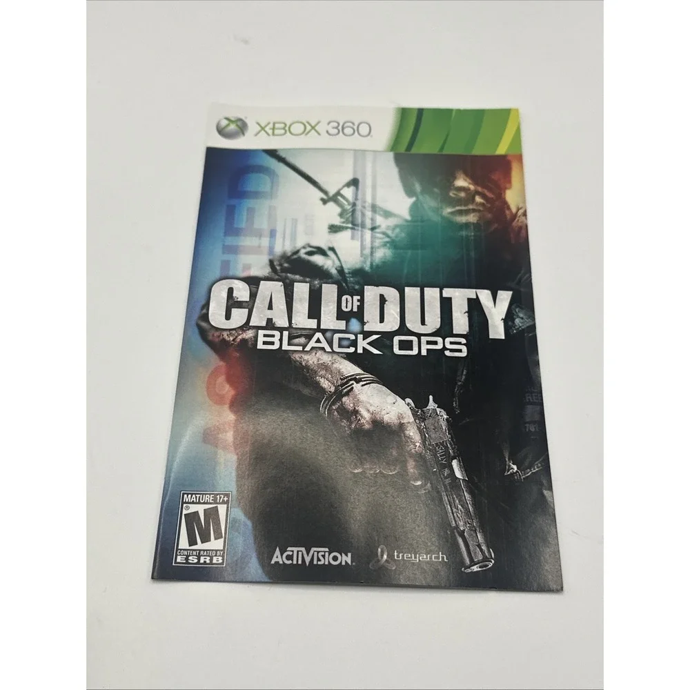 Call of Duty: Black Ops (Microsoft Xbox 360, 2010) Game, Read Desc, Works